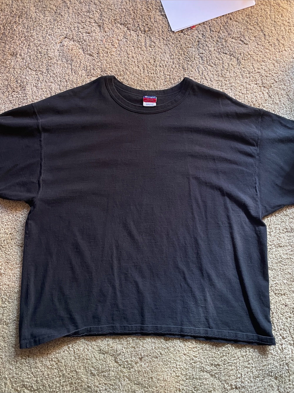 Champion Black Crewneck t-shirt (oversize) xxxl